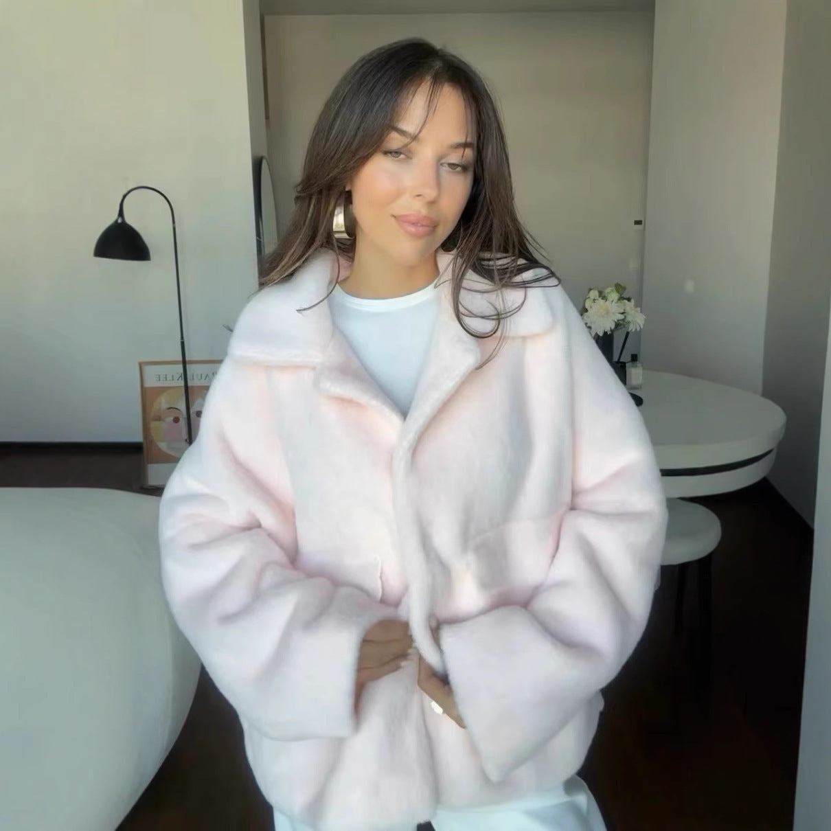 Mila Fluffy™ - Manteau Oversize en Fourrure Douce