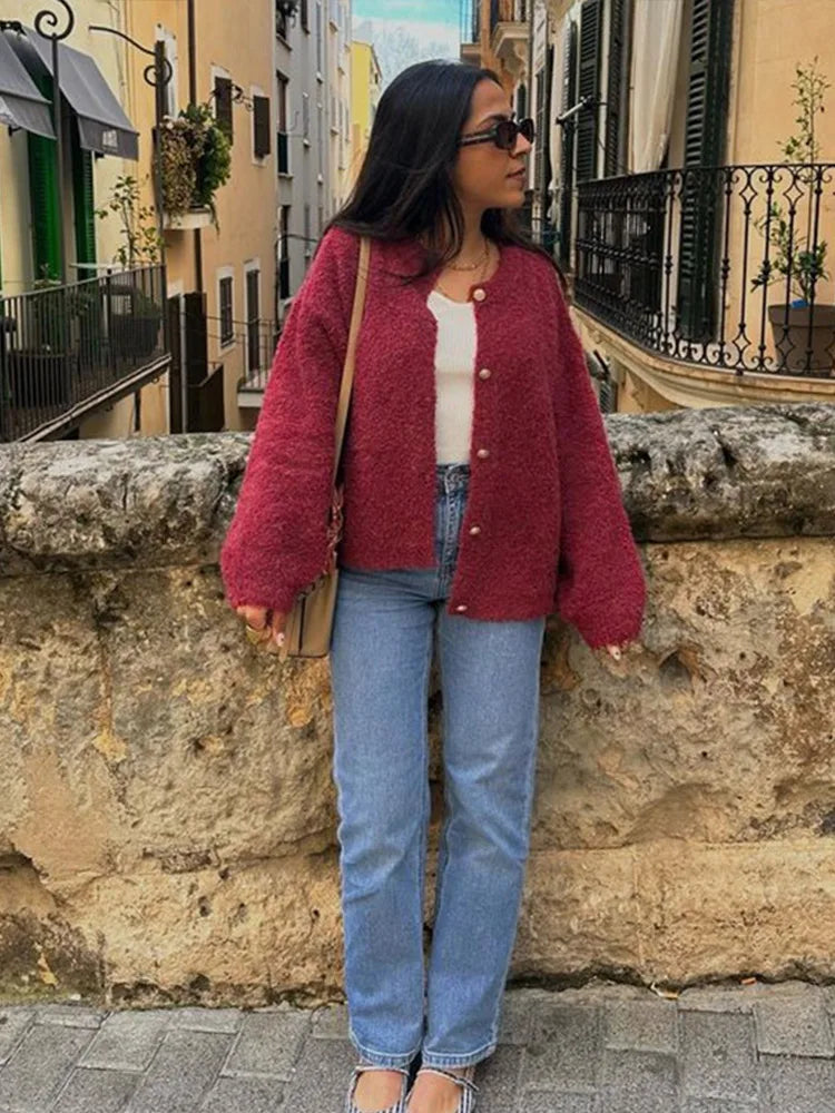Élise™ - Cardigan Tricoté
