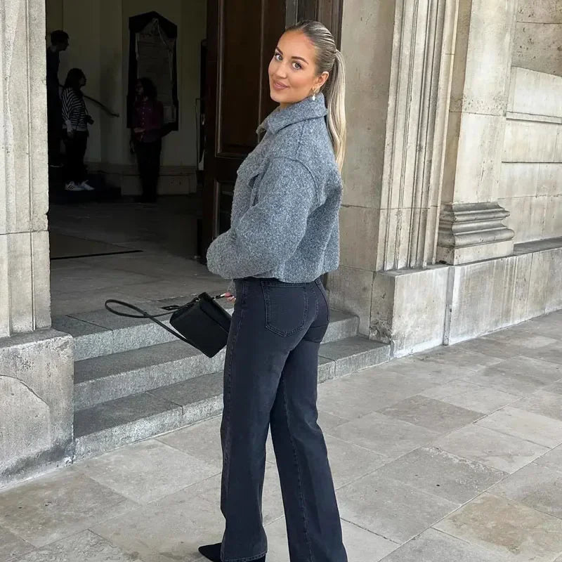 Veste Tweed Chic™ - Court Zipée