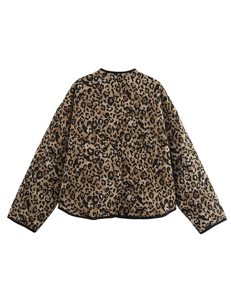 Leila™ - Manteau Léopard Vintage