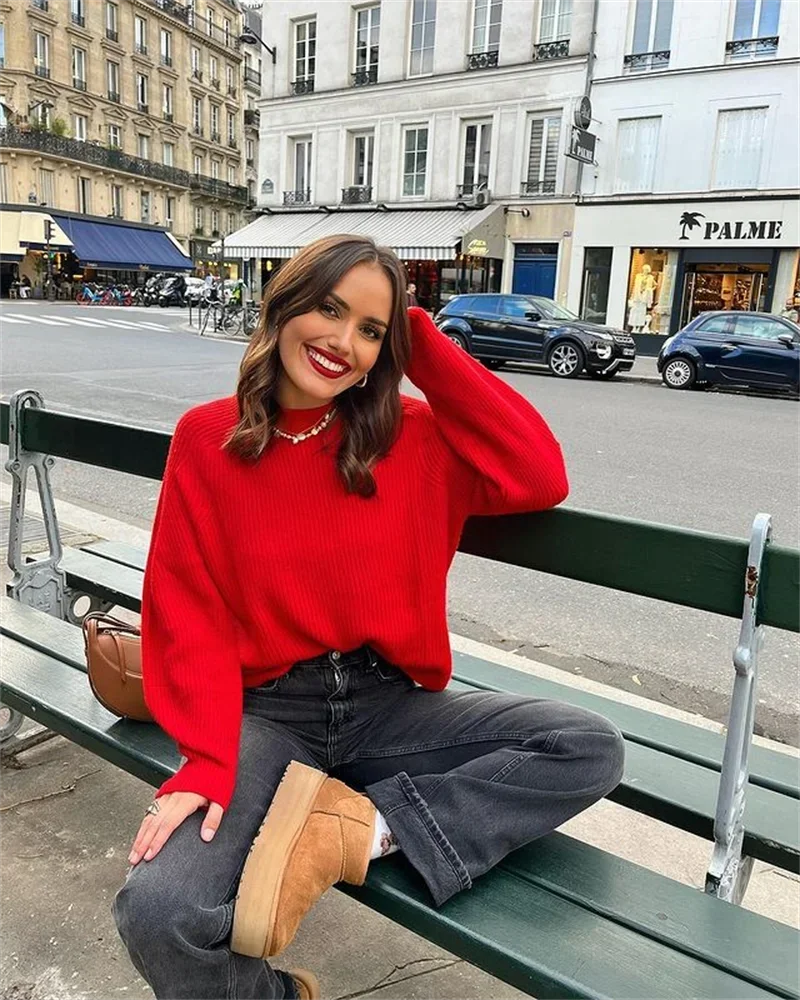 Clara™ - Pull Laine Uni Décontracté