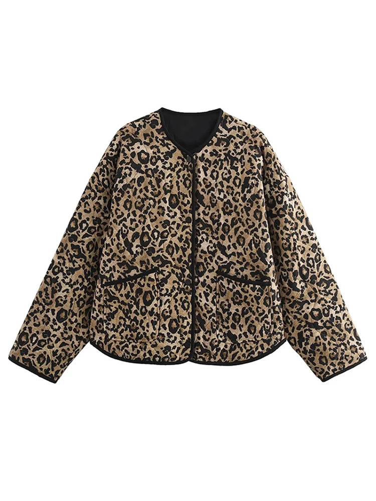 Leila™ - Manteau Léopard Vintage