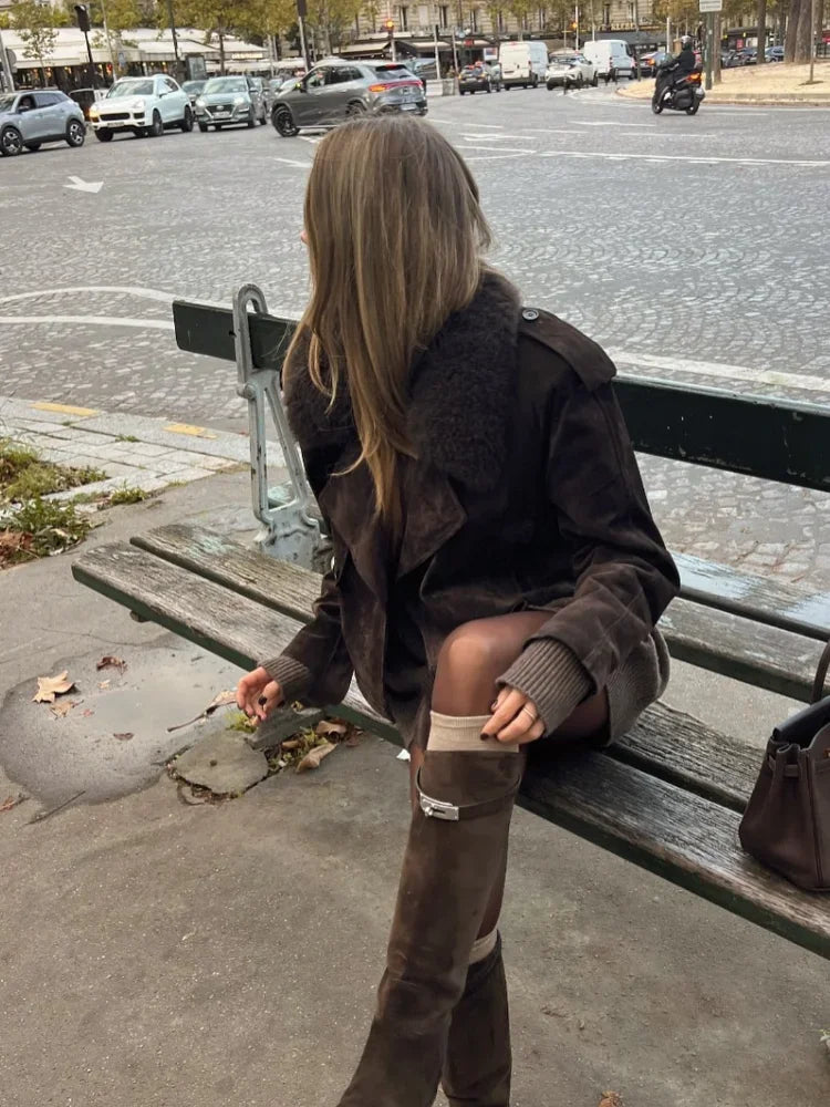 Veste Suède Vintage™