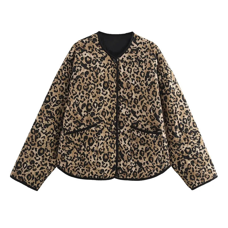 Leila™ - Manteau Léopard Vintage